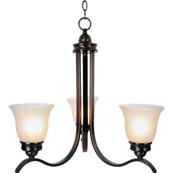Monument 3-Light Oil Rubbed Bronze 1-Tier Chandelier