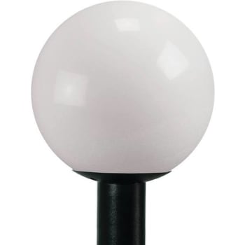 Image for Liteco Black Outdoor White Globe With Post Top Fitter from HD Supply