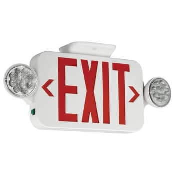 Hubbell Lighting Compass Cc 4w Led White Combination Exit/emergency Light