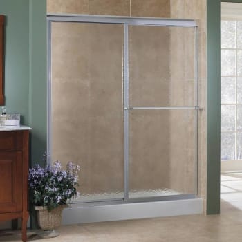 Image for Foremost Tides 44 In To 48 In X 70 In H Framed Sliding Shower Door In Silver from HD Supply