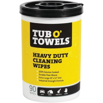 Image for Tub O' Towels Citrus Scent Heavy-Duty Cleaning Wipes from HD Supply