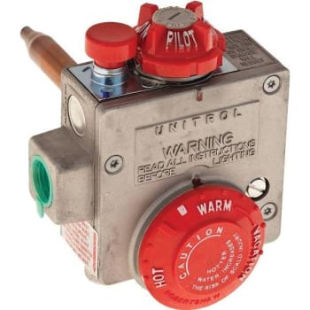 Image for Robertshaw Natural Gas Water Heater Thermostat 1.375 Shank 3.5 Water Connector from HD Supply