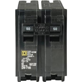 Image for Square D Homeline 50 Amp 2-Pole Circuit Breakerhom250cp from HD Supply