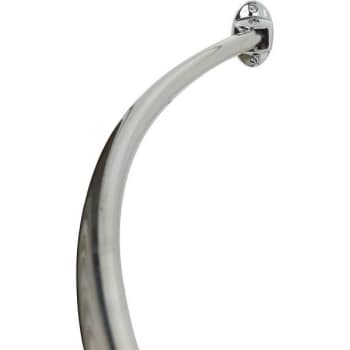 Image for Premier 60 In Never Rust Permanent Mount Curved Shower Rod In Chorme from HD Supply
