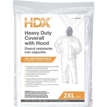 Image for Hdx Xxl Heavy Duty Painters Coverall With Hood from HD Supply