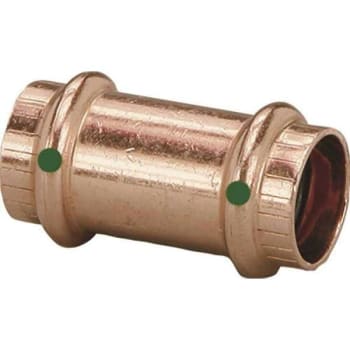 Image for Viega Propress 1-1/2 In X 1-1/2 In Copper Coupling No Stop from HD Supply