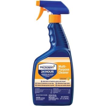 Microban 24-Hour 32 Oz Multi-Purpose Sanitizing And Disinfecting Cleaner Spray