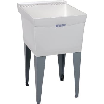 Image for Mustee Utilatub 24 In X 20 In Structural Thermoplastic Floor Mount Utility Tub from HD Supply