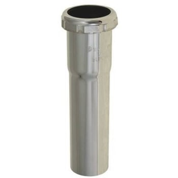 Image for Premier 1-1/2 In X 6 In Brass Extension Tube With Slip Joint, Chrome, 17-Gauge from HD Supply