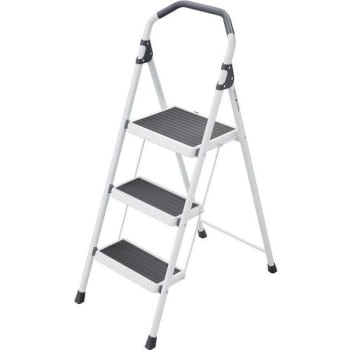Image for Gorilla Ladders 3-Step Steel Lightweight Step Stool 225 Lb Capacity Type Ii Duty from HD Supply