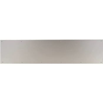 Image for Don-Jo Satin Nickel Aluminum Door Kick Plate, 8" X 34" from HD Supply