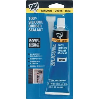 Image for Dap Silicone 2.8 Oz Clear Window, Door, And Siding Sealant from HD Supply