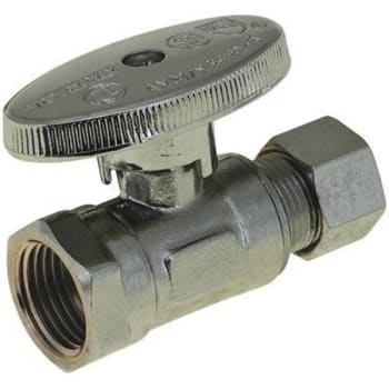 Image for Premier 1/4 Turn Straight Stop, 3/8 In Ips X 3/8 In Compression, Lead Free from HD Supply