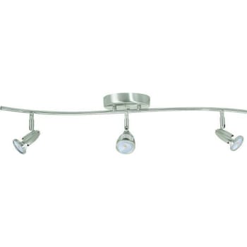 Image for Monument 30-3/8 In 3-Light Brushed Nickel Track Lighting Kit from HD Supply
