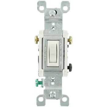Image for Leviton 15 Amp 3-Way Toggle Switch, White Package Of 6 from HD Supply