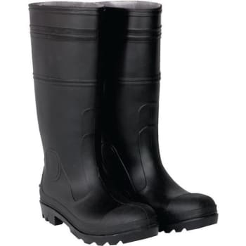 Image for Clc Men's Size 13 Black Plain Toe Pvc Rain Boots 1 Pair from HD Supply