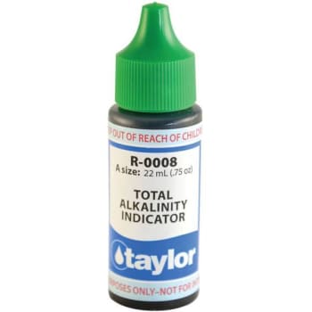 Image for Taylor 3/4 Oz Test Kit Replacement Reagent Refill Bottles Alkalinity Indicator from HD Supply
