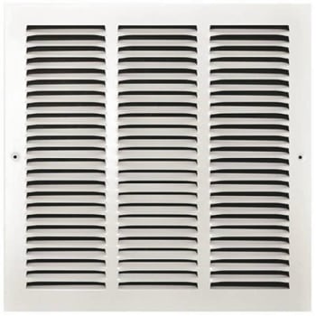 Image for Truaire 14 In X 14 In White Stamped Return Air Grille from HD Supply