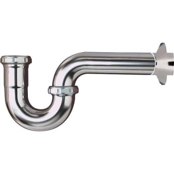 Image for Keeney 1-1/4 In X 1-1/4 In 17-Gauge Brass P-Trap Without Cleanout, Chrome from HD Supply