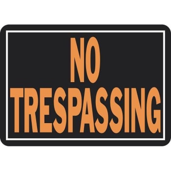 Image for Hy-Ko 10 In X 14 In Aluminum No Trespassing Sign Package Of 12 from HD Supply