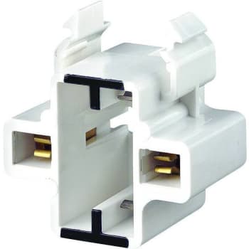 Image for Leviton 75w G23/g23-2 Lamp Base 13w 2-Pin Snap-In Compact Fluorescent Lampholder from HD Supply