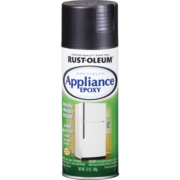 12 Oz RustOleum Appliance Epoxy Spray Paint Black HD Supply
