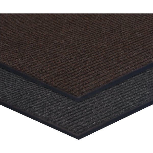 4 x 6' Indoor Floor Mat Black Apache Ribbed HD Supply