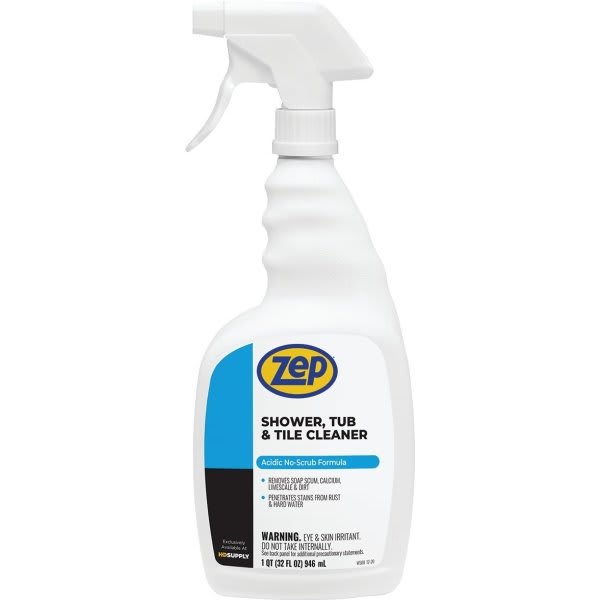 Zep 32 Oz Commercial Shower Tub And Tile Cleaner 8 Case Hd Supply
