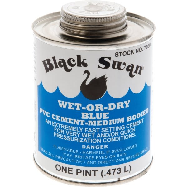 Black Swan® Pipe Cement PVC MediumBody WetOrDry HD Supply