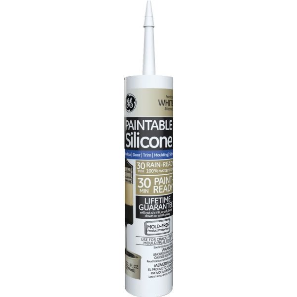 Ge Paintable Silicone Ii Window And Door White Case Of 12