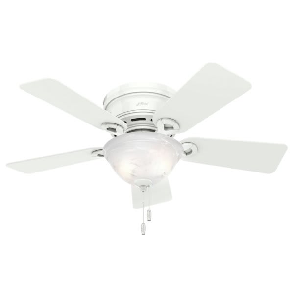 Hunter Conroy 42 Hugger Mount White Ceiling Fan Hd Supply
