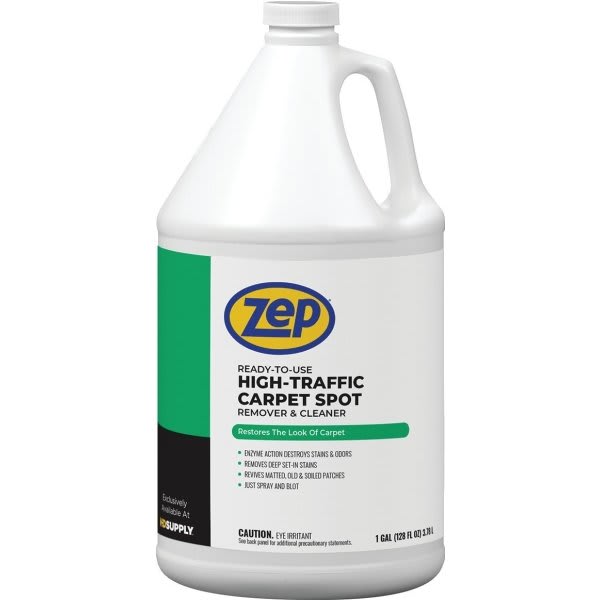 ZEP 1 Gallon HighTraffic Carpet Spot Solution Cleaner (4Case) HD Supply