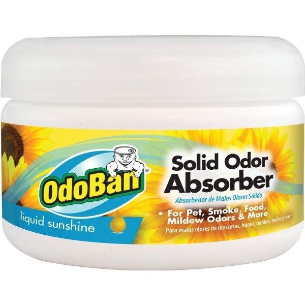 OdoBan® Solid Odor Absorber And Air Freshener, 8 Oz, Liquid Sunshine