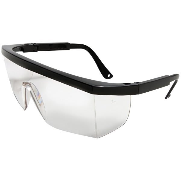 Radnor Retro Series Clear Lens Black Frame Safety Glasses Package Of 12 Hd Supply