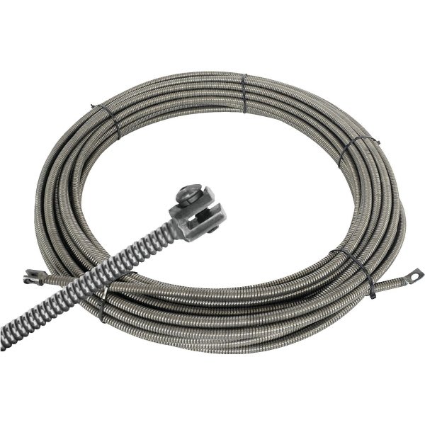 Electric Drain Auger Cleaner, 26 ft x 1/3 in Cable Sewer Snake