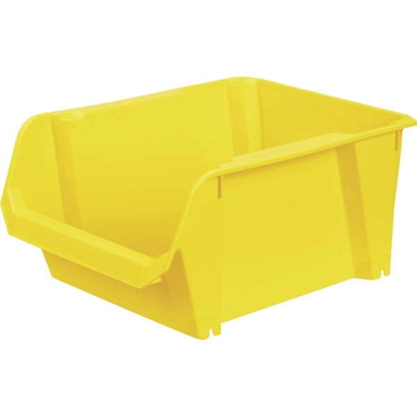 Stanley Plastic Storage Bin Yellow HD Supply