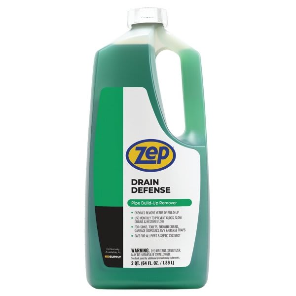 ZEP 64 Oz Drain Care Pipe BuildUp Remover HD Supply