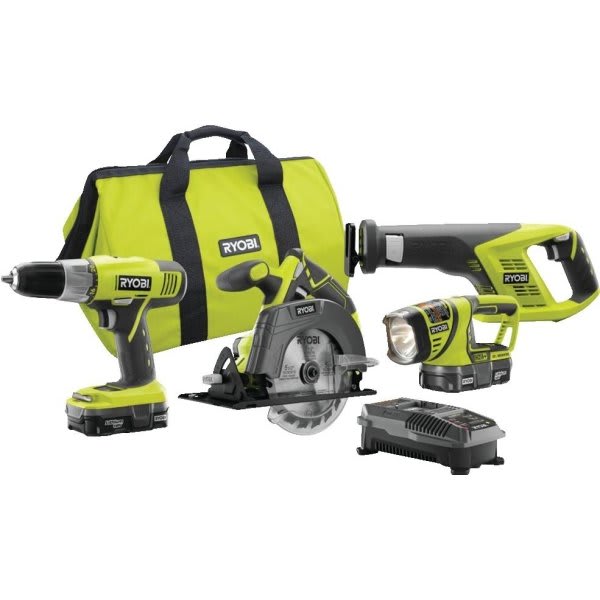 Ryobi One 4 Tool Super Combo Kit Hd Supply