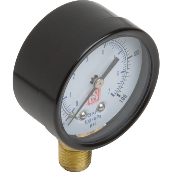 Water Pressure Test Gauge 100 PSI HD Supply