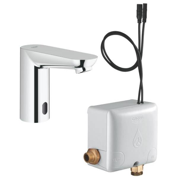 ontwikkelen partitie in stand houden Grohe Euroeco Cosmopolitan Powered Single Hole Touchless Bathroom Faucet |  HD Supply