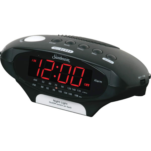 Sunbeam Alarm Clock Radio Night Light HD Supply
