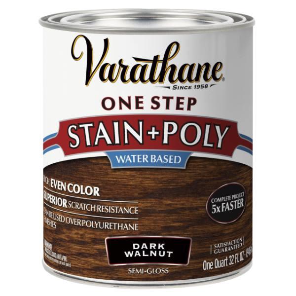 Varathane One Step Wood Stain & Polyurethane Golden Pecan 12 oz