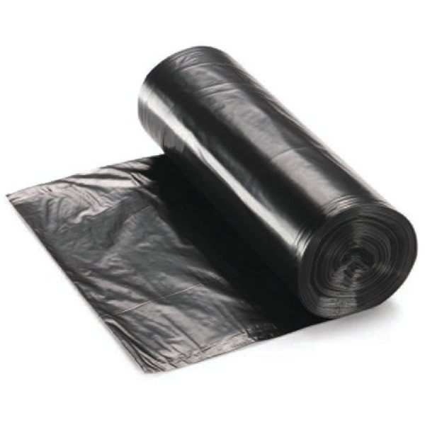 32 Gallon Toter Compatible Trash Bags - Black, 50 Bags (10 Rolls of 5) -  1.5 Mil