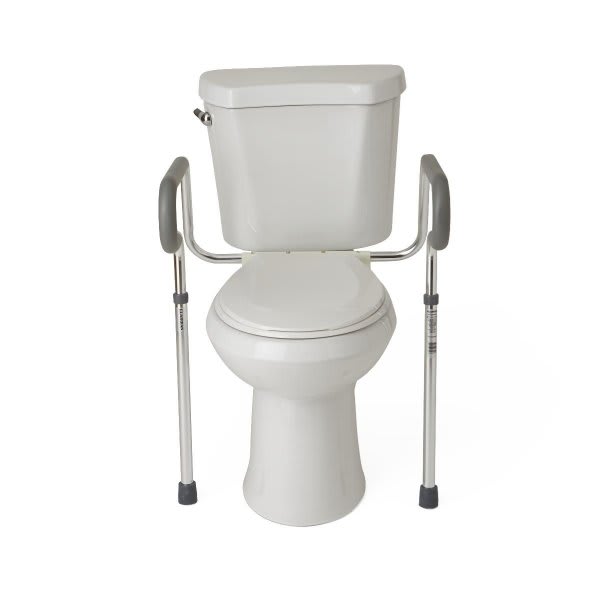 Medline Locking Elevated Toilet Seat with Microban