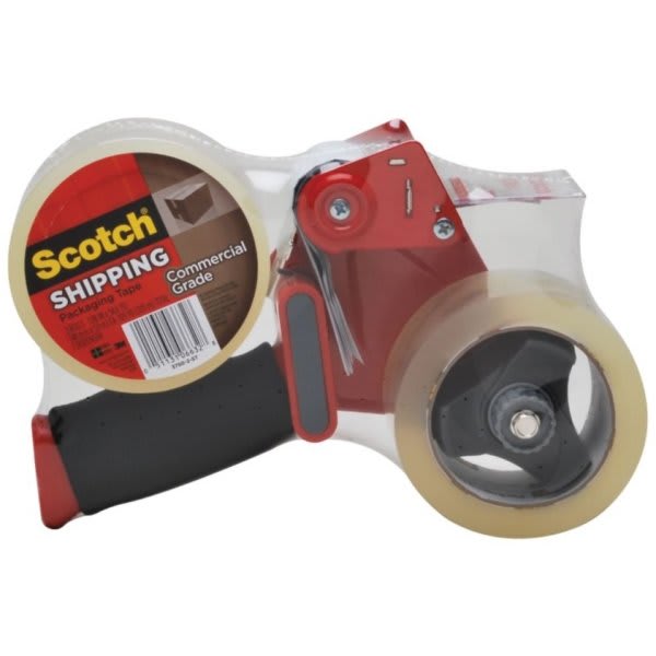 Scotch H180 Box Sealing Tape Dispenser 2 Rolls of Tape Included - Office  Depot