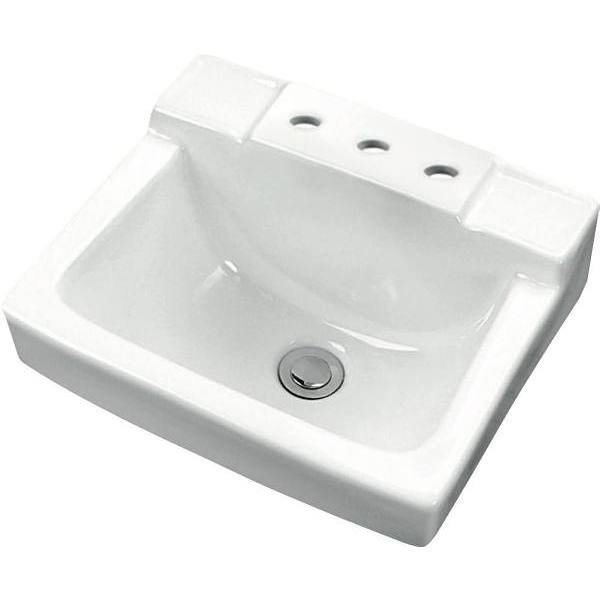 Gerber West Point 12 In Space Saver Wall Hung Sink Basin In White HD