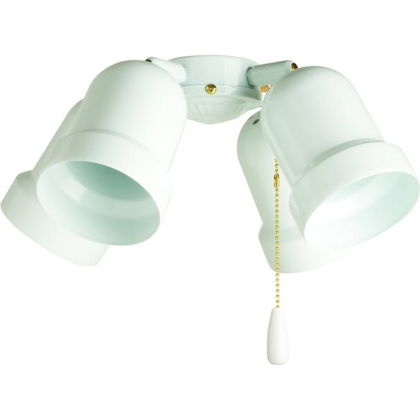 Incandescent Four Light Ceiling Fan Light Kit Bullet White Hd Supply