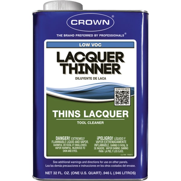 Crown Cl Lvlt M 64 Qt Low Voc Lacquer Thinner Package Of 6 Hd
