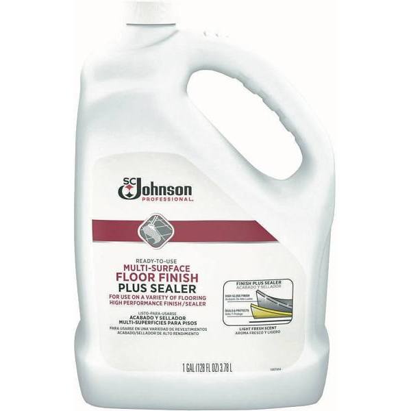 SC Johnson Professional Heavy Duty Neutral Floor Cleaner, Fresh Scent, 32 oz Squeeze and Pour Bottle, 6/Carton