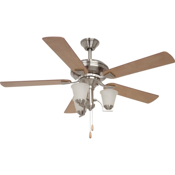 Seasons 269232 Monesa Ceiling Fan With Reversible Down Light